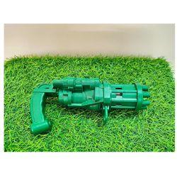 Gatling 8 Hole Electric Bubble Gun (Green)