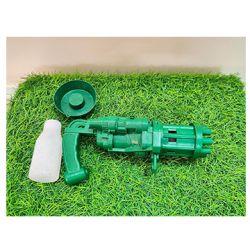 Gatling 8 Hole Electric Bubble Gun (Green)