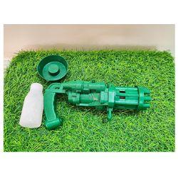 Gatling 8 Hole Electric Bubble Gun (Green)