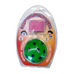 Round Print Bouncing Return Ball (Green)