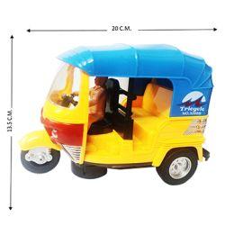 Battery Operated auto Rickshaw Tricycle Toy for Kids with Light & Music