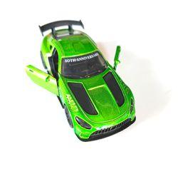 Die cast metal scale model car (green)