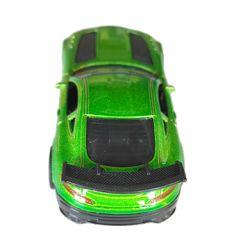 Die cast metal scale model car (green)