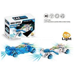 KV High Speed Racing B/O Car with Dazzling 5d Light and Music