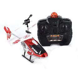 Velocity Remote Control Mini Helicopter with Rechargeable Batteries (Red)