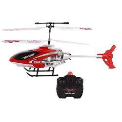 Velocity Remote Control Mini Helicopter with Rechargeable Batteries (Red)