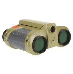 Binoculars Night Scope 4x30 Telescope with Pop-up Spotlight and Night-Beam Vision