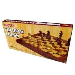 Wooden Folding Chess Set