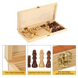 Wooden Folding Chess Set