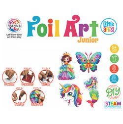 Ratnas Foil Art Junior A Fabulous Diy Fun Activity With Colourful Foil