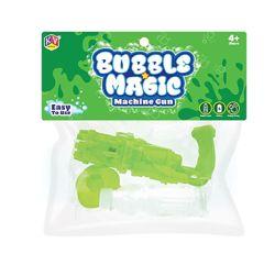 8-Hole Bubble Magic Machine Gun includes 160 ml liquid bottle (Green)