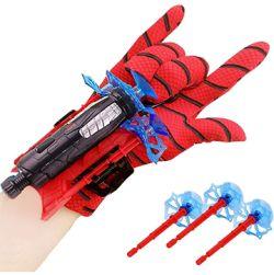 Spiderman Web Shooter Gloves Cross Bow Launcher Gadget