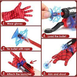 Spiderman Web Shooter Gloves Cross Bow Launcher Gadget