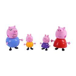 9Pc Peppa Pig Family Toy Set