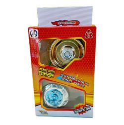 Colorful Professional 2 in 1 Bearing Alloy Yo-yo with String Ring (Golden)