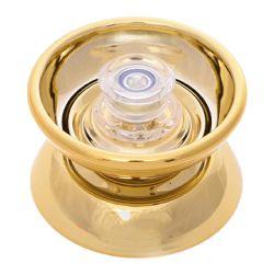 Colorful Professional 2 in 1 Bearing Alloy Yo-yo with String Ring (Golden)