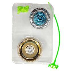 Colorful Professional 2 in 1 Bearing Alloy Yo-yo with String Ring (Golden)