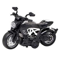 R1 MOTO MODEL Classic Moto Bike, Music & Light (Black)