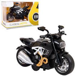 R1 MOTO MODEL Classic Moto Bike, Music & Light (Black)