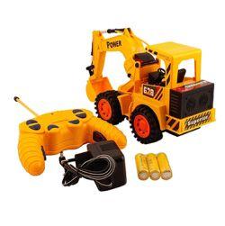 CB Cheetah Remote Control and LED Flash Lights JCB Plastic Truck