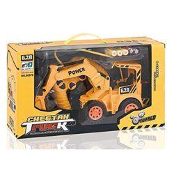 CB Cheetah Remote Control and LED Flash Lights JCB Plastic Truck