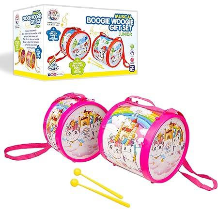 Ratna's Musical Boogie Woogie Drum Gift Set Junior