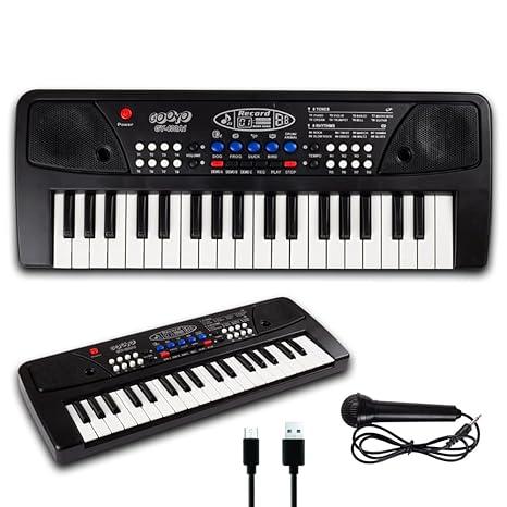 Gooyo GY-430A1 Portable Musical Piano Keyboard with Microphone