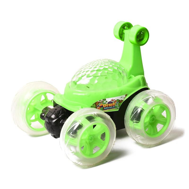 Sea Hunt Acrobatic 360 Degree Twisting Stunt RC Car Toys for Kids (Green)