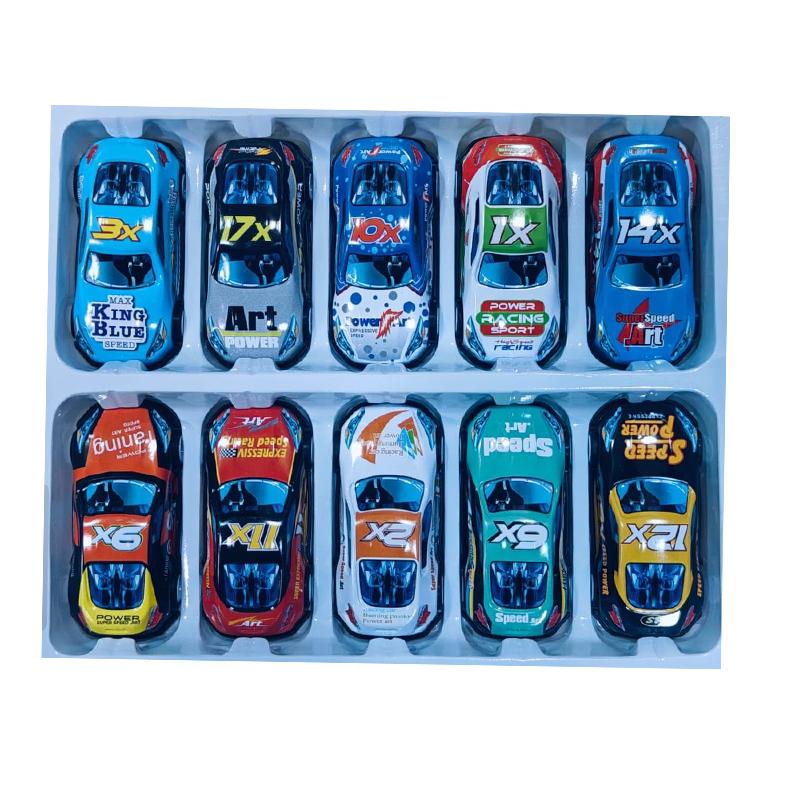 10 PC METAL PULLBACK CAR