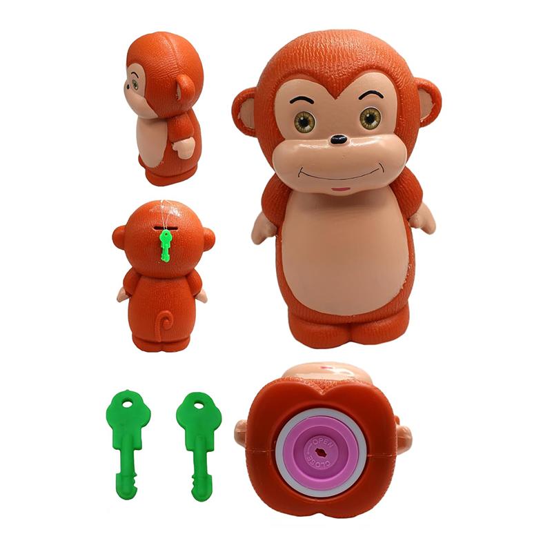 Medium Size Plastic Realistic King Kong money bank