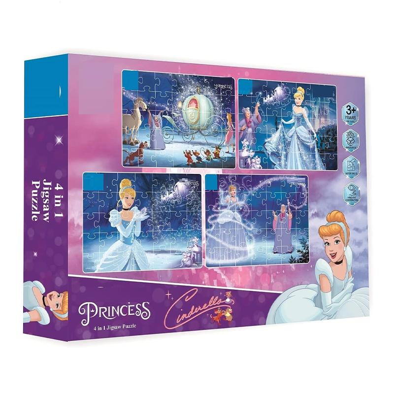 Ratnas Princess Cinderella 4 in 1 Jigsaw Puzzle