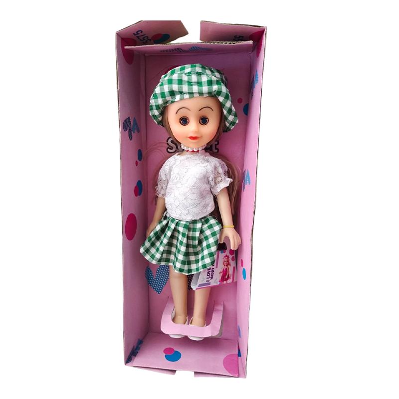 I love you happy Time Barbie Doll (Green)
