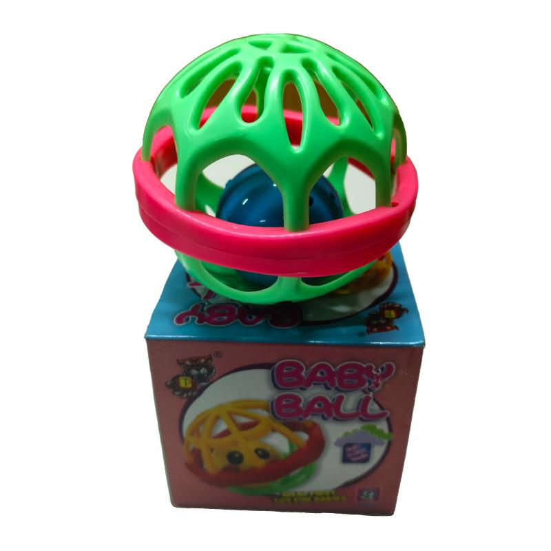 Baby Ball Rattle Toys - Handbells Shake Grab & Rattle Rolling Ball Rattle(Green)