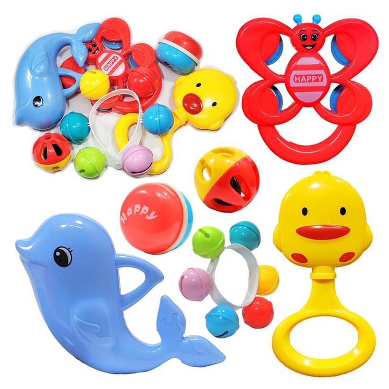 Tim Tim Rattle pack of 5 (Multicolor)