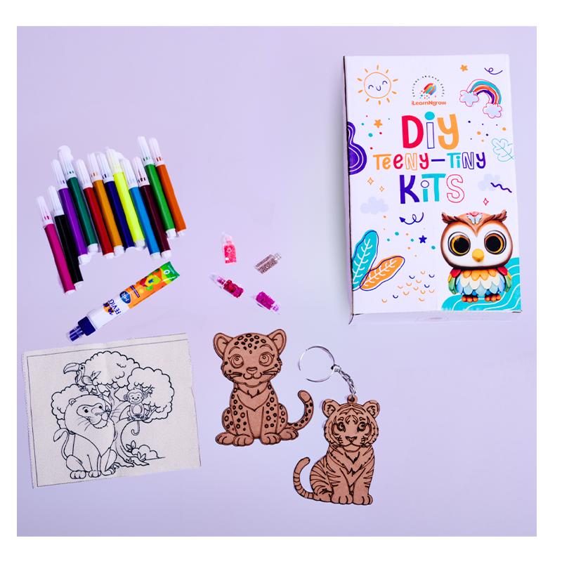 Ilearnngrow Teeny Tiny DIY Animal Painting