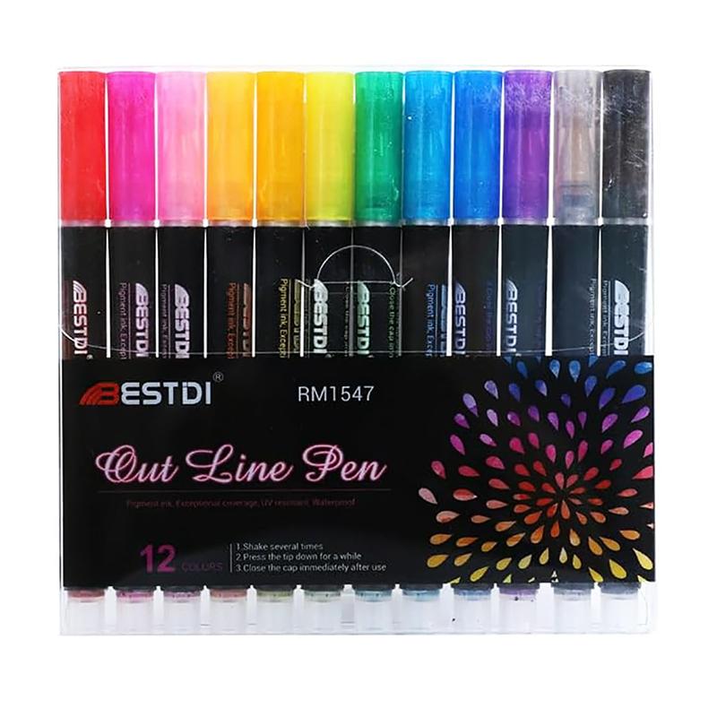 Outline Pen Set of 12
