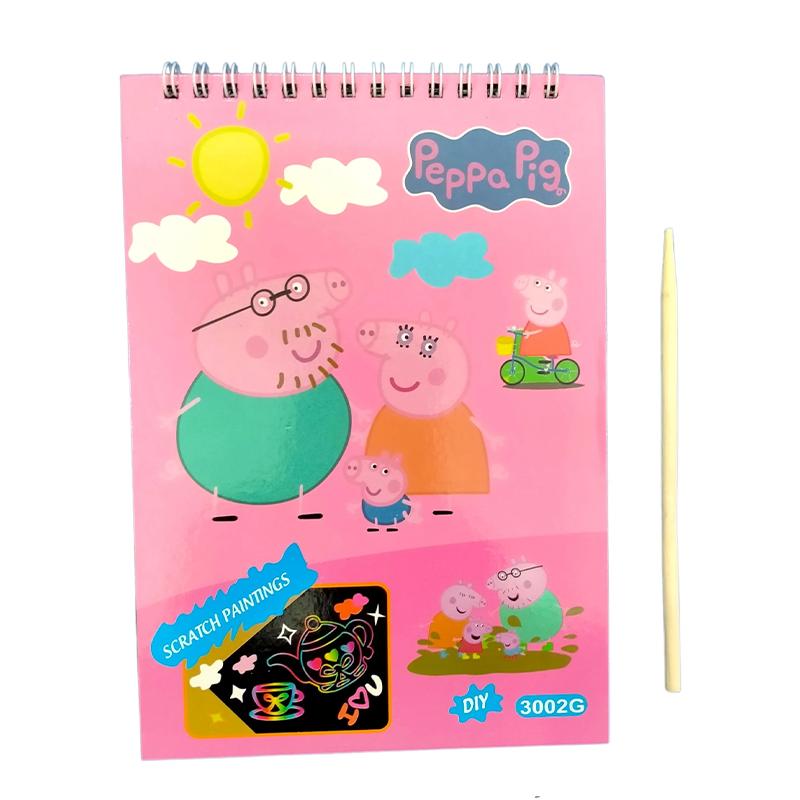 Peppa Pig Scratch Book (Pink)