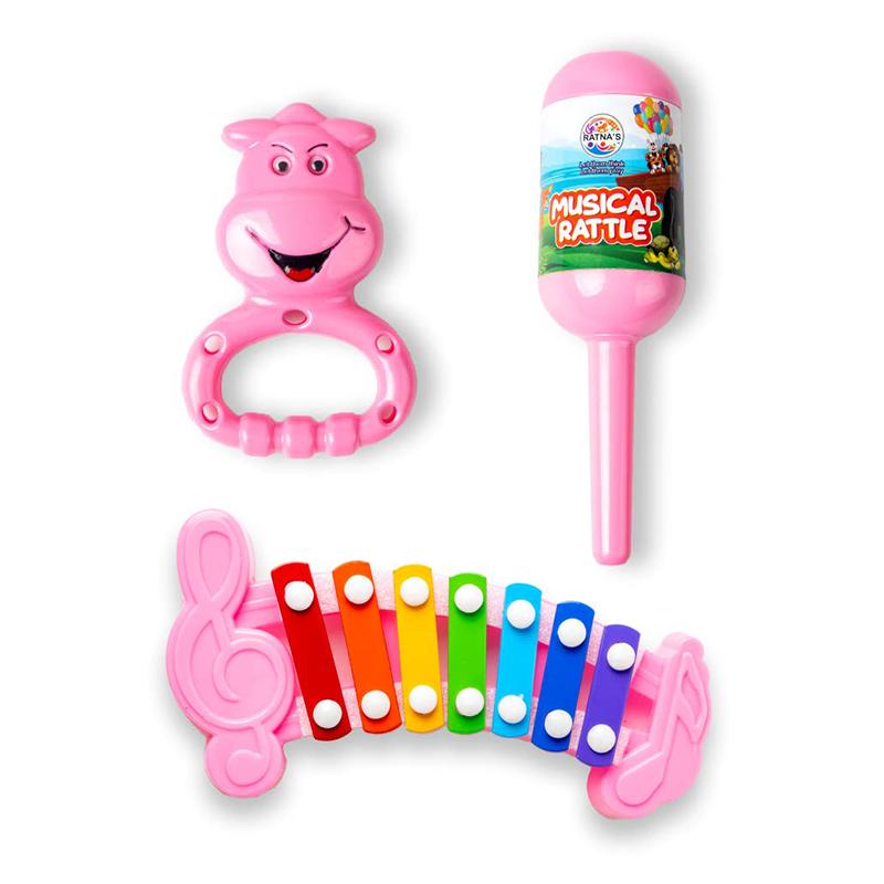 Ratnas Baby Touch Musical Masti (Pink)