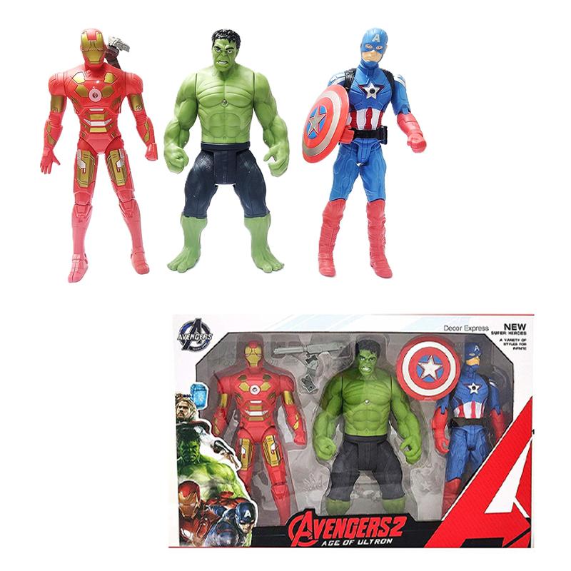Avenger 2 Age Of Ultron New Superheroes (3pc) | Action Figure Toy for Kids | Superhero Character Figurine Toy | Action Figures