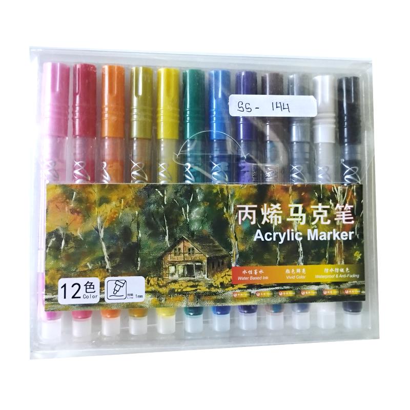 12 pcs Acrylic markers