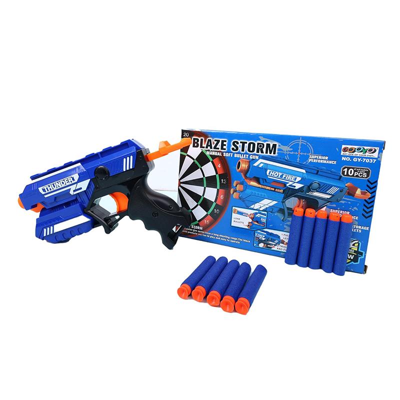 Gooyo Blaze Storm Manual Soft Bullet Gun (Gooyo) | Toy Gun for Kids | Soft Bullet Blaster Shooter Toy | Toy Guns