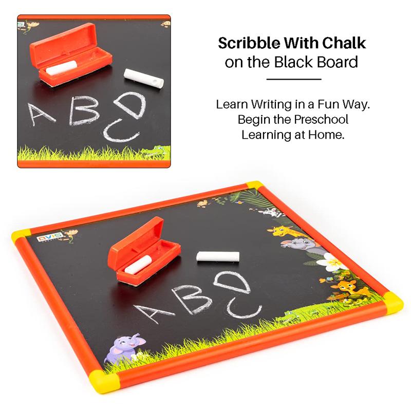 Avis Scribble Slate Junior Double Sided Black & White Writing Board for Kids