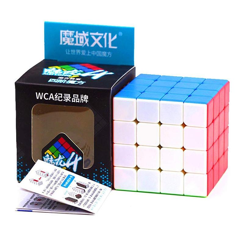 4x4 High Speed Stickerless Cube Puzzle Game Toy