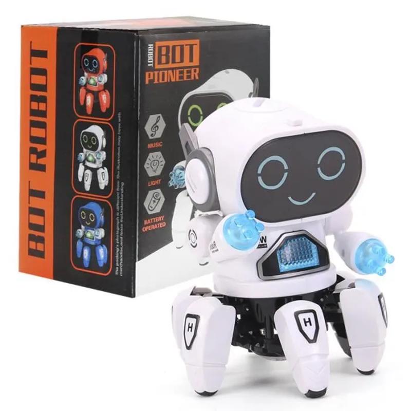 Octopus Style Dancing Bot Robo (white)