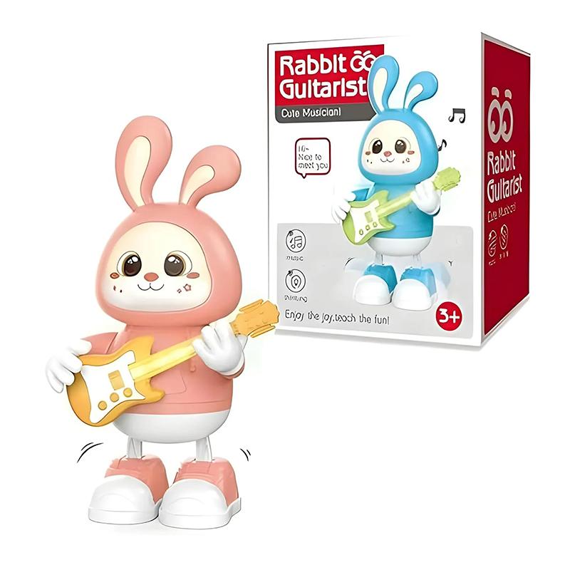 Rabbit Guitarist Cute Musician Pink (HK)