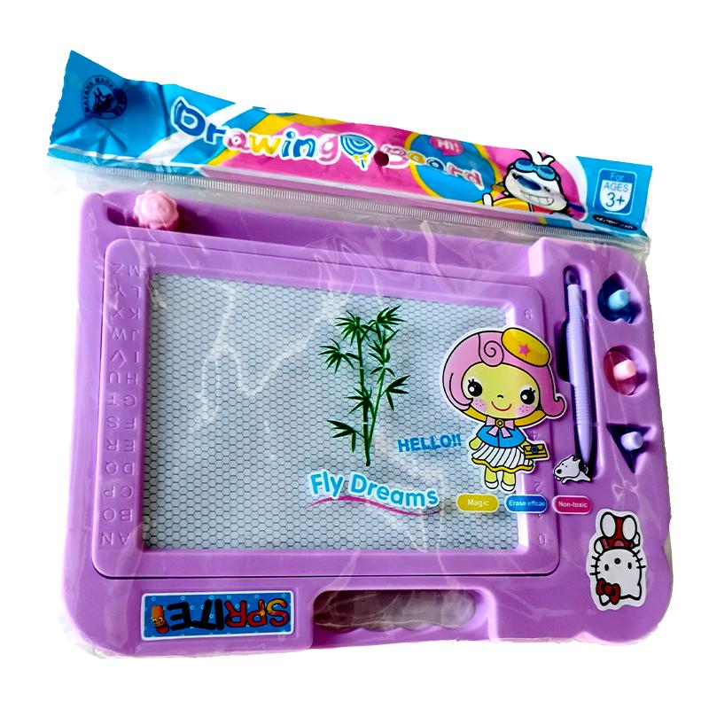 Magnetic Drawing sketching and erasable writing slait (Purple)