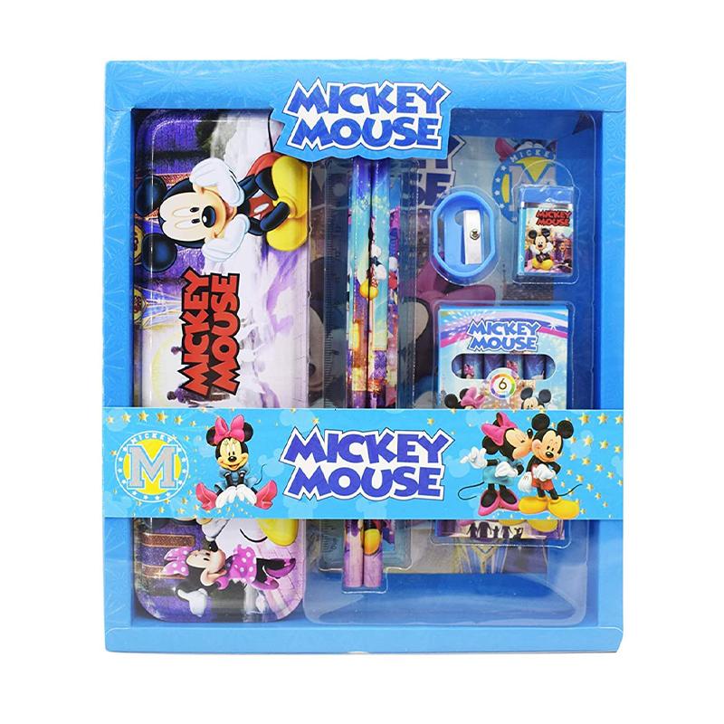Mickey mouse stationery set (Blue) | School Supply for Students | Stationery Set for Kids & Students | School Supplies
