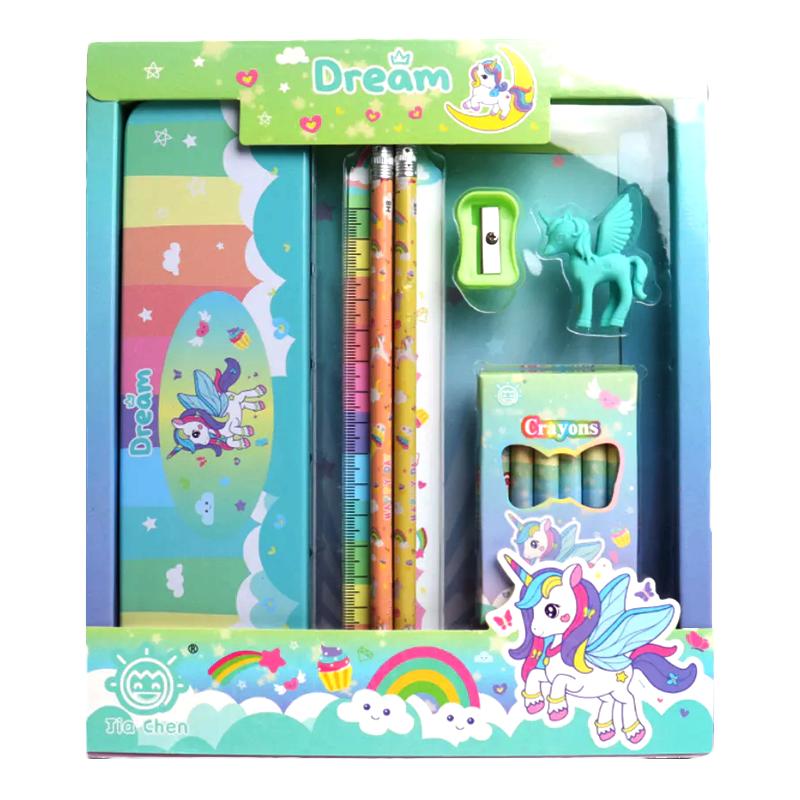 Dream Unicorn stationery set - Pink | School Supply for Students | Stationery Set for Kids & Students | School Supplies