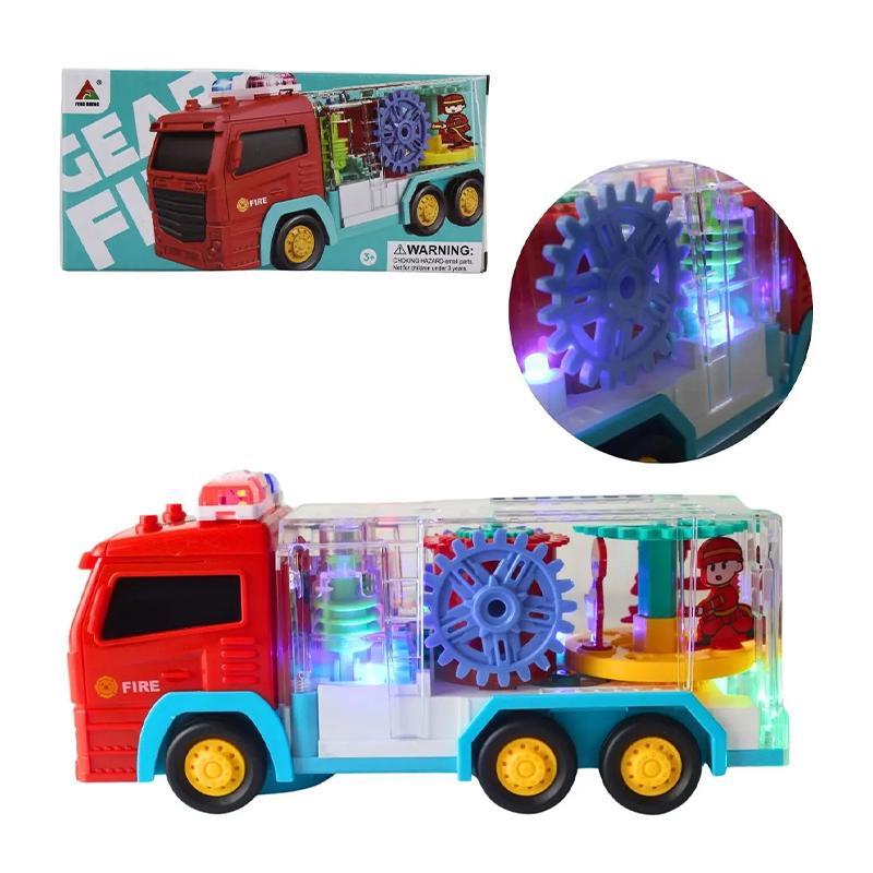 Gear Fire Truck of Transparency: Illuminated with Vehicle Music, Light, and Sound