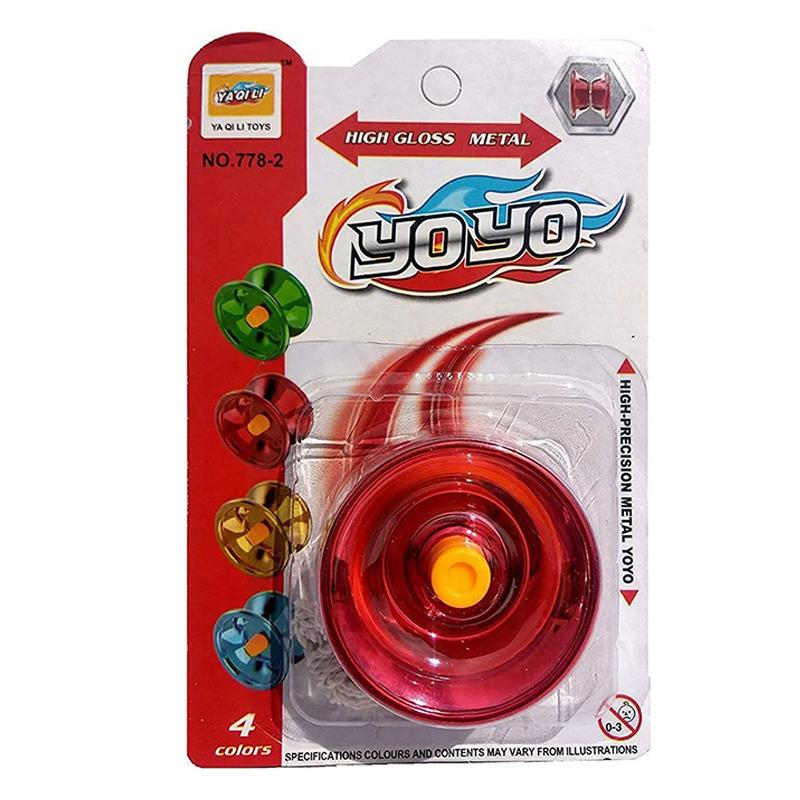 Spinning And Launcher Toys Yoyo for Kids | Steel Material | Red Color | Action Toys Toy | Spinning And Launcher Toys